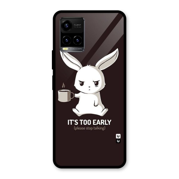 Bunny Early Glass Back Case for Vivo Y21 2021