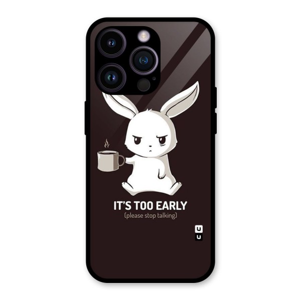 Bunny Early Glass Back Case for iPhone 14 Pro