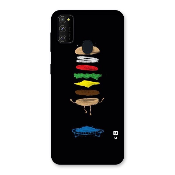 Burger Jump Back Case for Galaxy M21