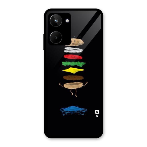 Burger Jump Glass Back Case for Realme 10