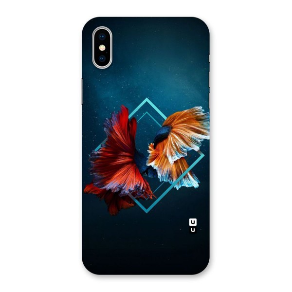 Butterfly Diamond Design Back Case for iPhone X