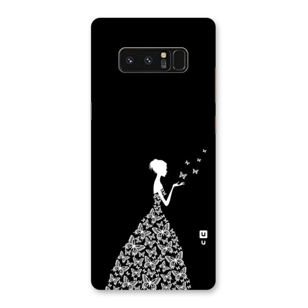Butterfly Dress Back Case for Galaxy Note 8