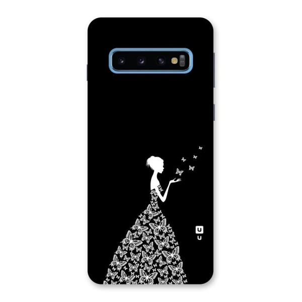 Butterfly Dress Back Case for Galaxy S10