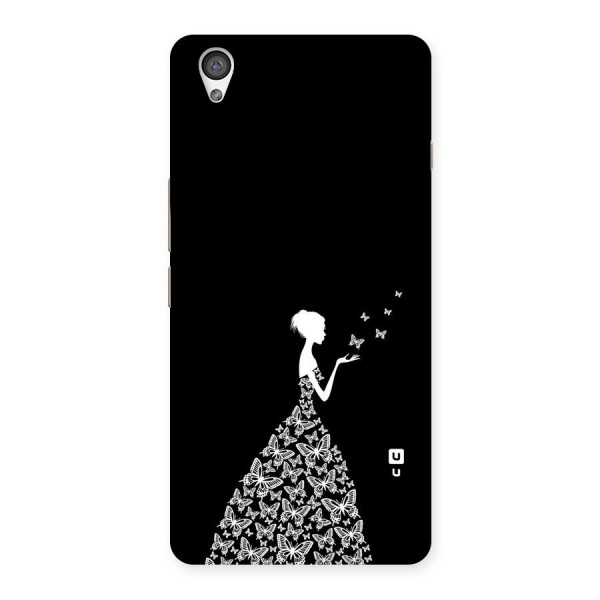Butterfly Dress Back Case for OnePlus X