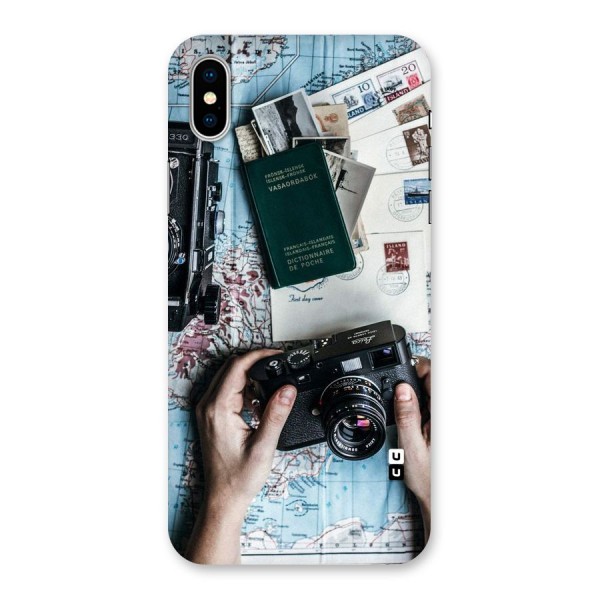 Camera and Postcards Back Case for iPhone X