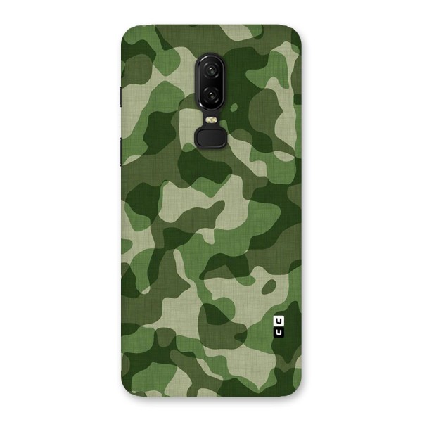 Camouflage Pattern Art Back Case for OnePlus 6