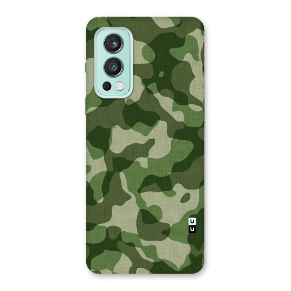 Camouflage Pattern Art Back Case for OnePlus Nord 2 5G