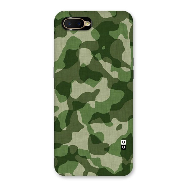 Camouflage Pattern Art Back Case for Oppo K1
