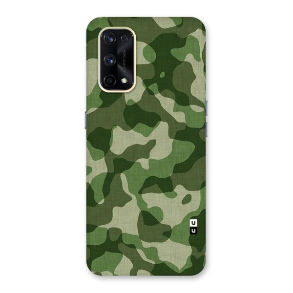 Camouflage Pattern Art Glass Back Case for Realme X7 Pro
