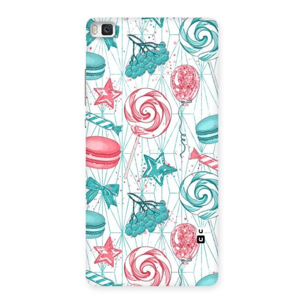 Candies And Macroons Back Case for Huawei P8