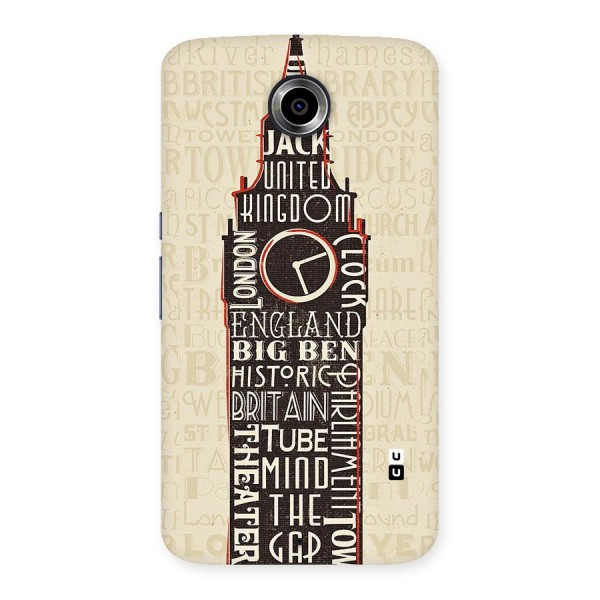 Cap City Design Back Case for Nexsus 6