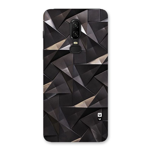 Carved Triangles Back Case for OnePlus 6