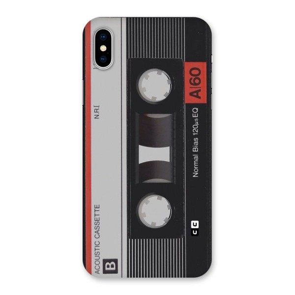 Casette Design Back Case for iPhone X