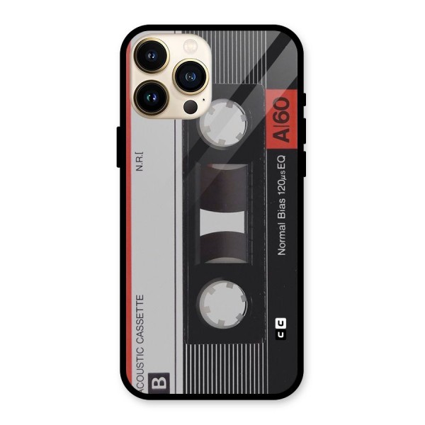 Casette Design Glass Back Case for iPhone 13 Pro Max