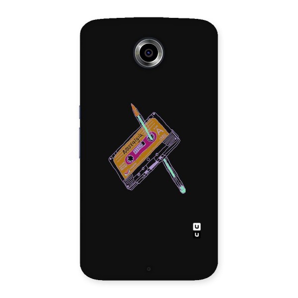 Casette Nostalgia Back Case for Nexsus 6