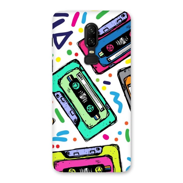 Cassette Pattern Back Case for OnePlus 6