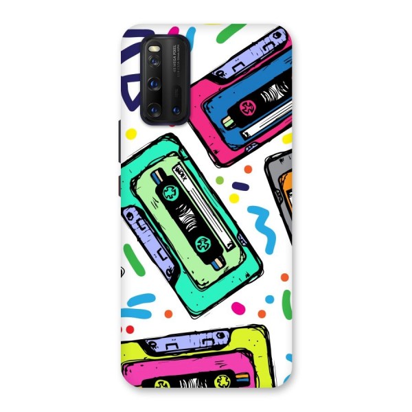 Cassette Pattern Back Case for Vivo iQOO 3