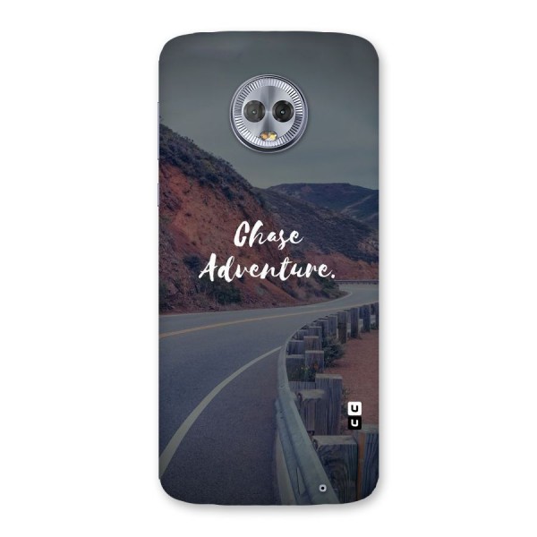 Chase Adventure Back Case for Moto G6 Plus