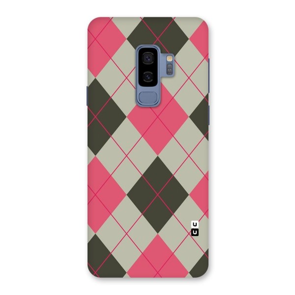 Check And Lines Back Case for Galaxy S9 Plus