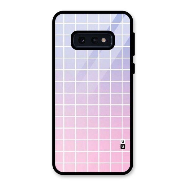 Check Shades Glass Back Case for Galaxy S10e