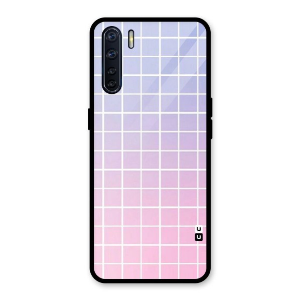 Check Shades Glass Back Case for Oppo F15