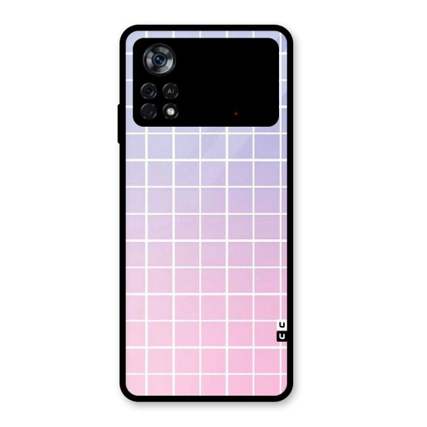Check Shades Glass Back Case for Poco X4 Pro 5G