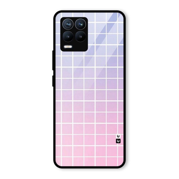 Check Shades Glass Back Case for Realme 8