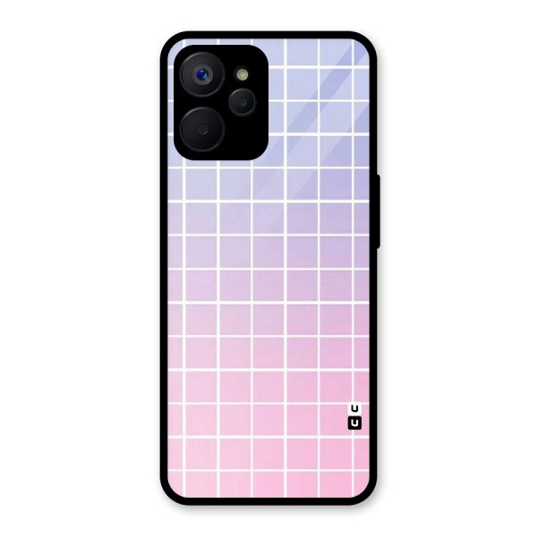 Check Shades Glass Back Case for Realme 9i 5G