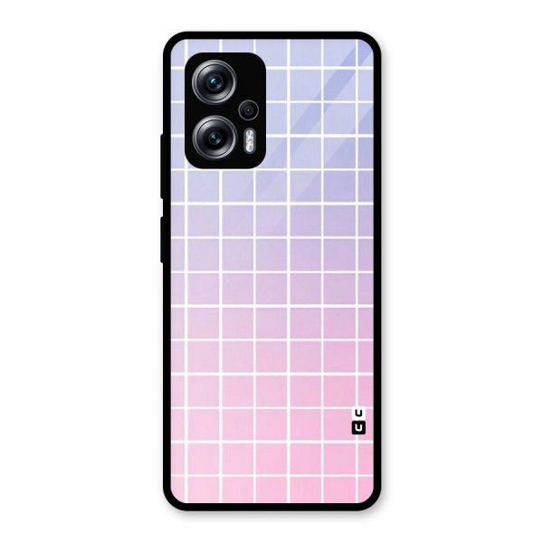 Check Shades Glass Back Case for Redmi K50i