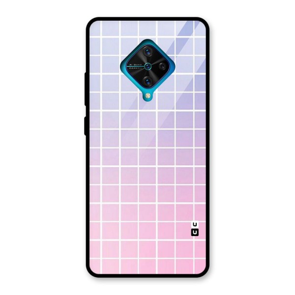 Check Shades Glass Back Case for Vivo S1 Pro