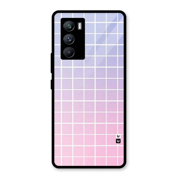 Check Shades Glass Back Case for Vivo iQOO 9 SE