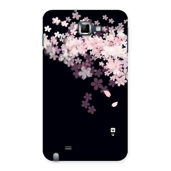 Cherry Flowers Pink Back Case for Galaxy Note