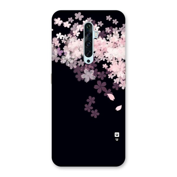 Cherry Flowers Pink Back Case for Oppo Reno2 F