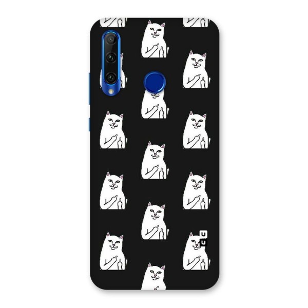 Chill Cat Pattern Back Case for Honor 20i