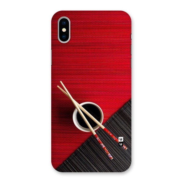 Chopstick Design Back Case for iPhone X