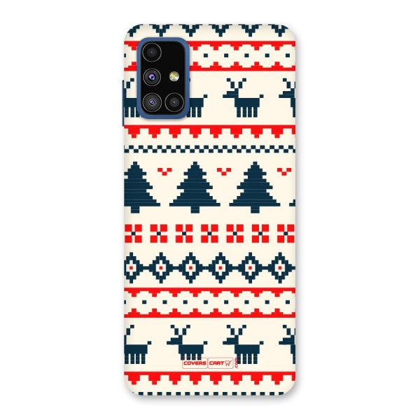 Christmas Design Pattern Back Case for Galaxy M51