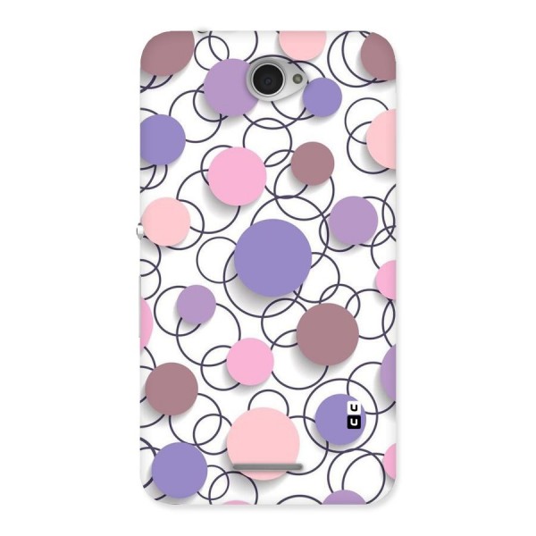Circles And More Back Case for Sony Xperia E4