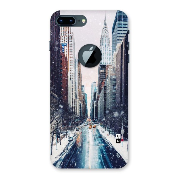 City Snow Back Case for iPhone 7 Plus Logo Cut