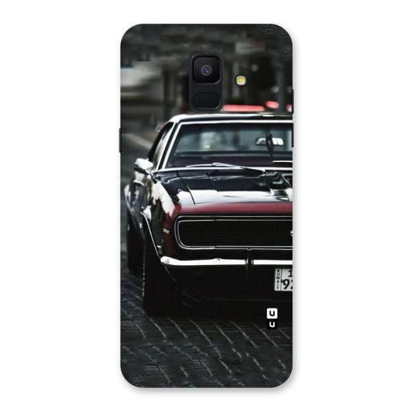 Class Vintage Car Back Case for Galaxy A6 (2018)