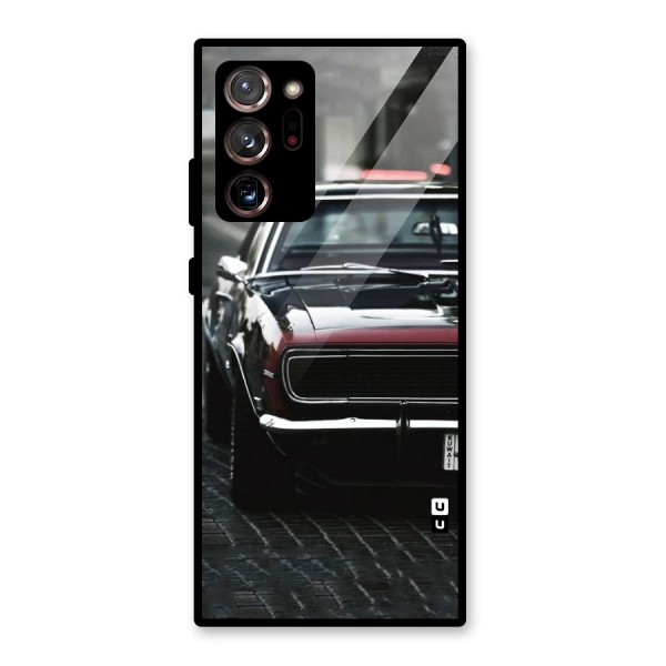 Class Vintage Car Glass Back Case for Galaxy Note 20 Ultra 5G