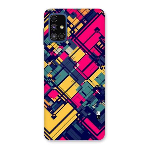 Classic Abstract Coloured Back Case for Galaxy M51
