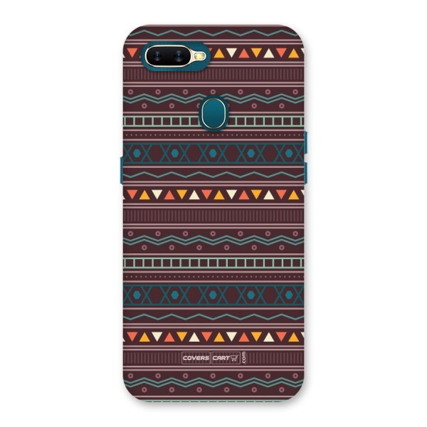Classic Aztec Pattern Back Case for Oppo A12