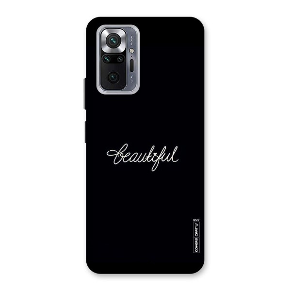 Classic Beautiful Back Case for Redmi Note 10 Pro