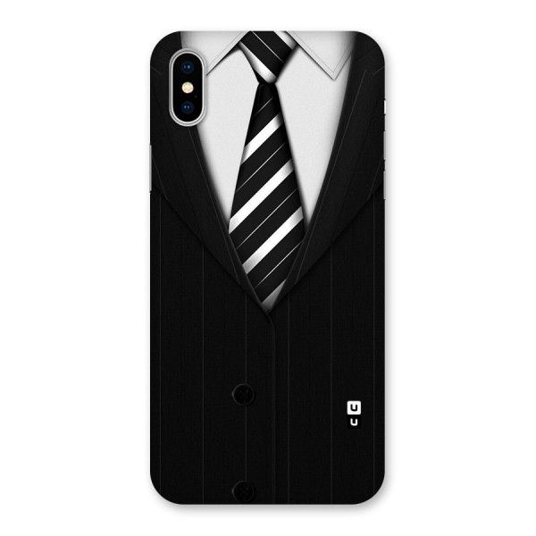 Classic Ready Suit Back Case for iPhone XS