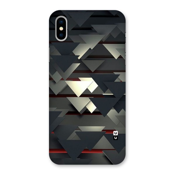 Classic Triangles Design Back Case for iPhone X