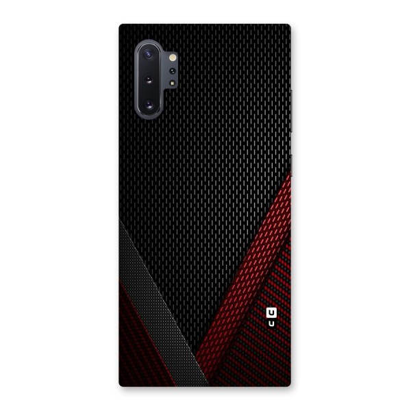 Classy Black Red Design Back Case for Galaxy Note 10 Plus