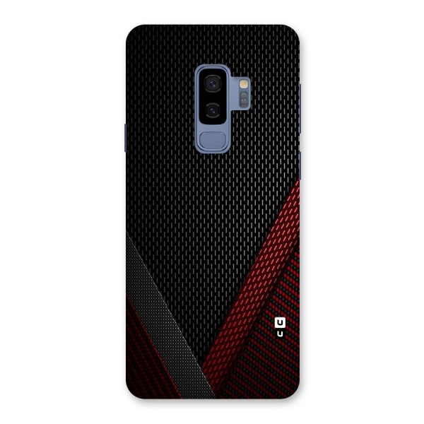Classy Black Red Design Back Case for Galaxy S9 Plus