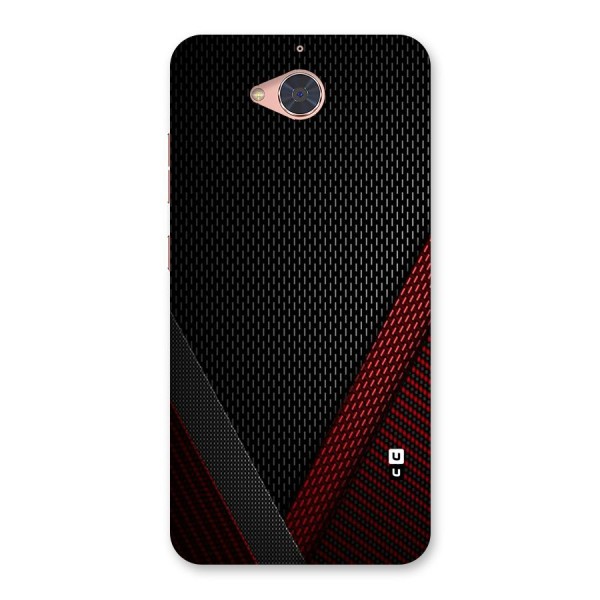 Classy Black Red Design Back Case for Gionee S6 Pro