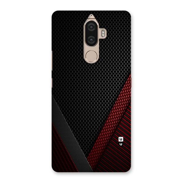 Classy Black Red Design Back Case for Lenovo K8 Note