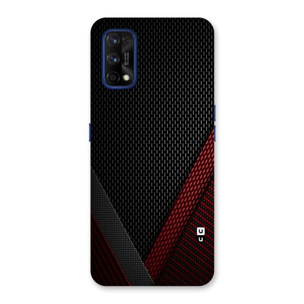 Classy Black Red Design Back Case for Realme 7 Pro